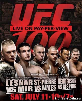 UFC 100 poster