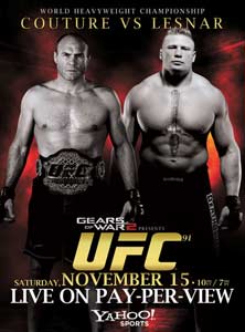 Турнир UFC 91 : Couture vs Lesnar